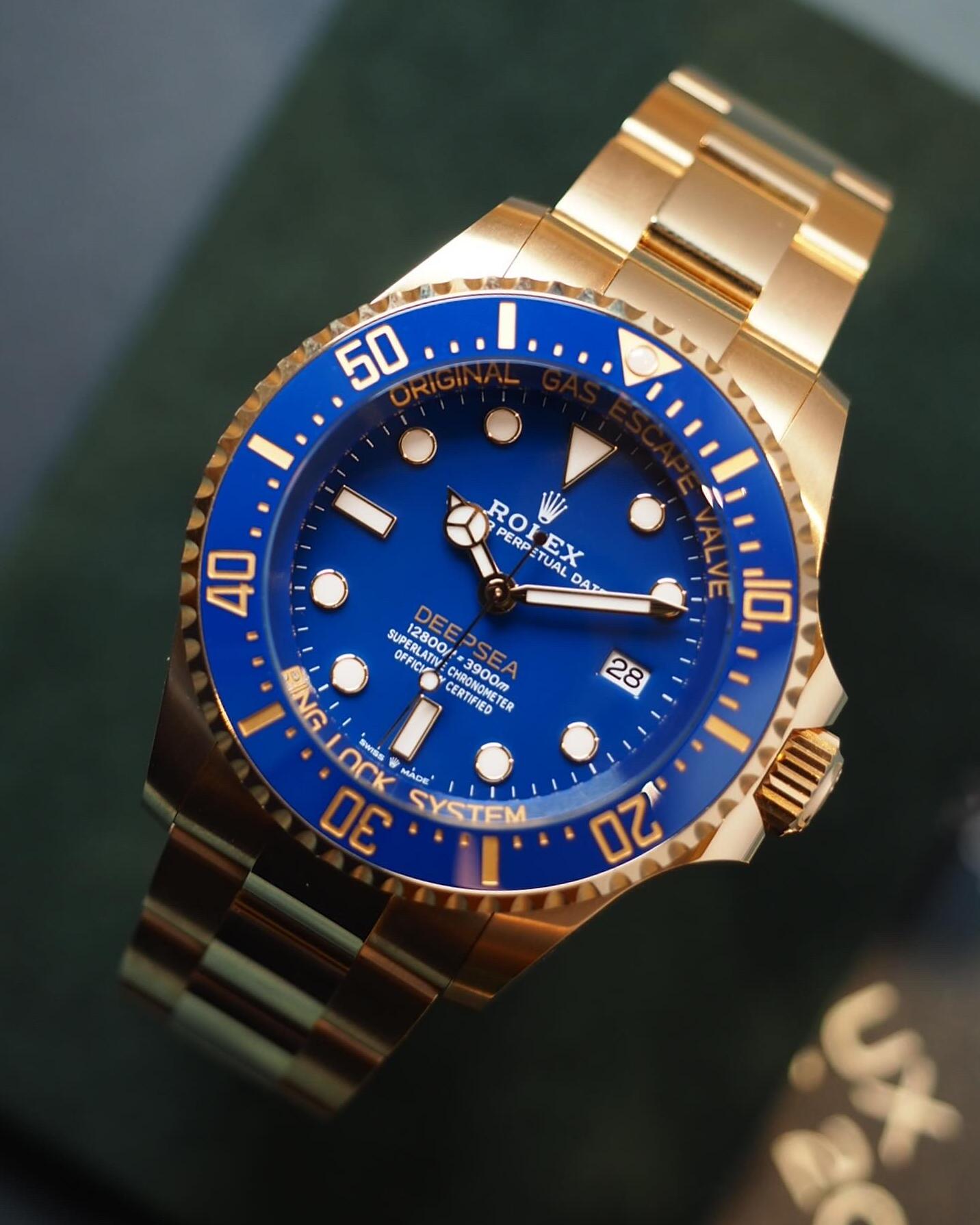 Rolex Replica porta la luce negli abissi con il nuovo Deepsea interamente in oro 18 carati